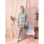 Set Wanita Zega Rayon Premium Kekinian Kancing LD125 - Gambar 7