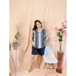 Setelan Wanita Lyllia Rayon Premium - Oneset Celana Pendek Busui Viral LD120 - Gambar 3