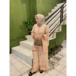 Oneset Kayna Rayon - Setelan Jumbo Celana Panjang Kulot LD125 - LD130 Busui Frendly - Gambar 5