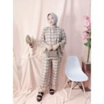 Oneset Ziana Modis Viral Rayon Premium | Setelan Wanita Jumbo Busui Kancing LD125