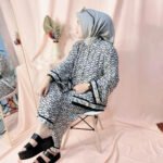 Oneset Suny Setelan Wanita Celana Kulot Rayon Premium Jumblo LD120 - Gambar 5
