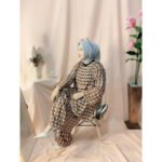 One Set Mala - Setelan Celana kulot Jumbo Busui Friendly Viral LD 125-130 Kekinian - Gambar 4