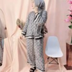 Oneset Suny Setelan Wanita Celana Kulot Rayon Premium Jumblo LD120 - Gambar 6