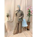 One Set Mala - Setelan Celana kulot Jumbo Busui Friendly Viral LD 125-130 Kekinian
