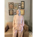 Oneset Kayna Rayon - Setelan Jumbo Celana Panjang Kulot LD125 - LD130 Busui Frendly - Gambar 4